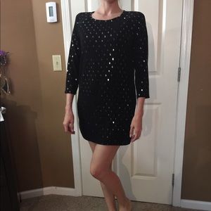Black sparkly mini dress. Brand new. Size 4